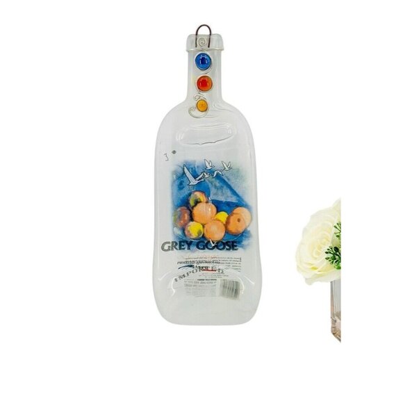 Grey Goose Pressed Vodka Bottle Appetizer Tray Cutting Board Spoon Rest - Picture 6 of 6